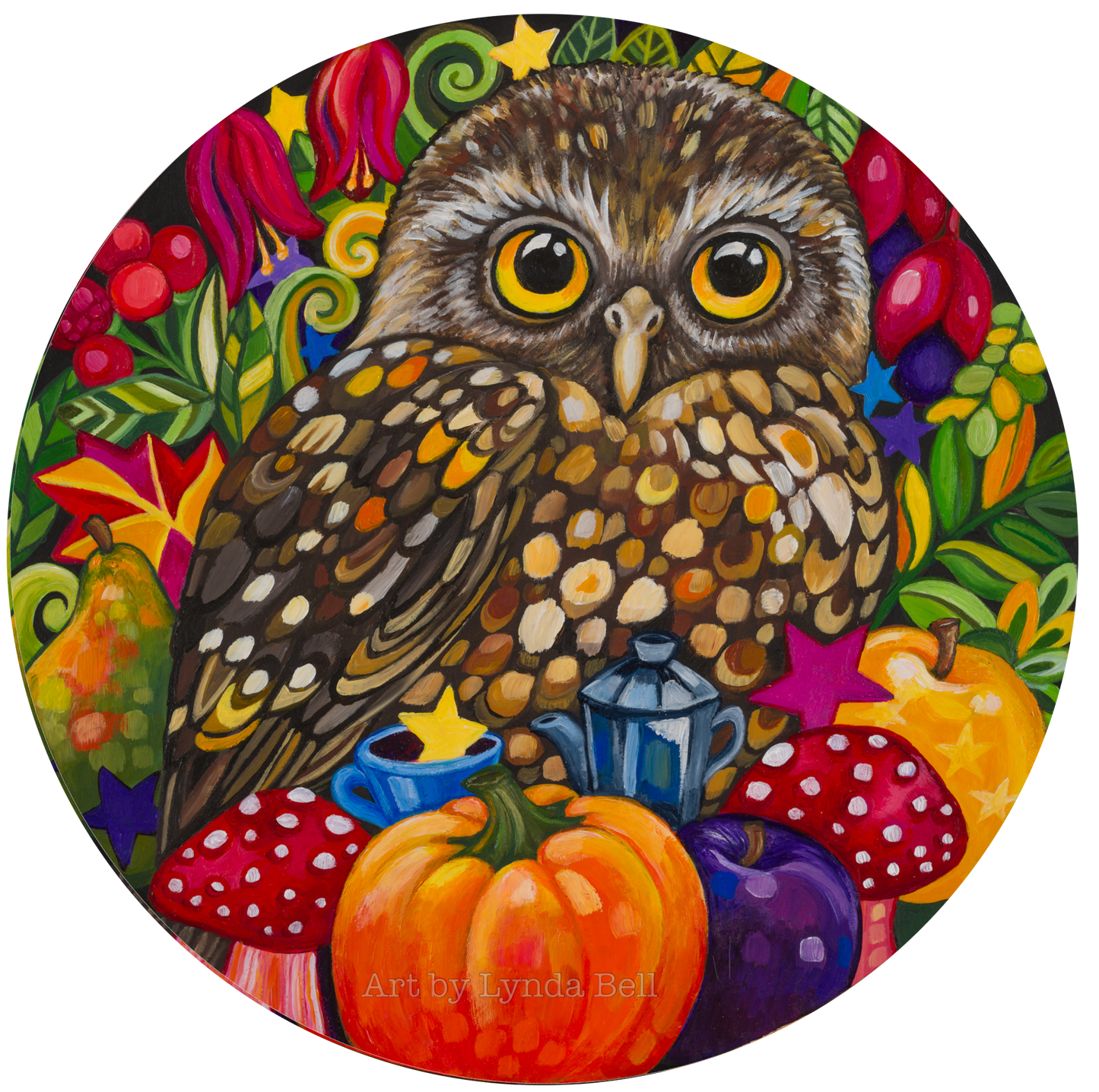 Ruru Picnic -original painting