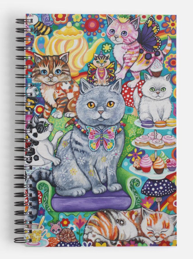 Cat Notebook A5 - ‘Purry Picnic’