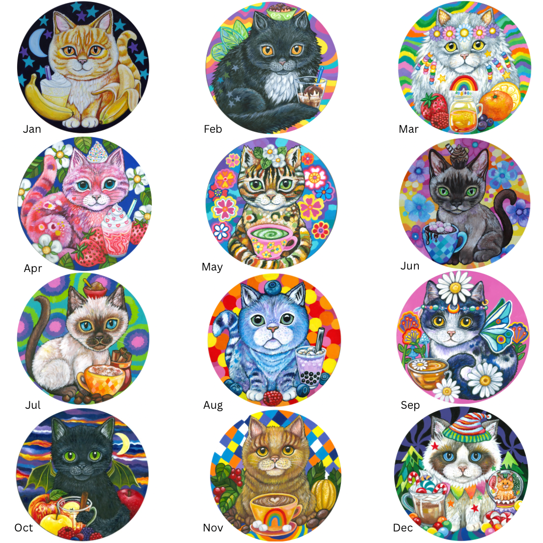 2026 Calendar - small: Cafe Cats (pre-order)