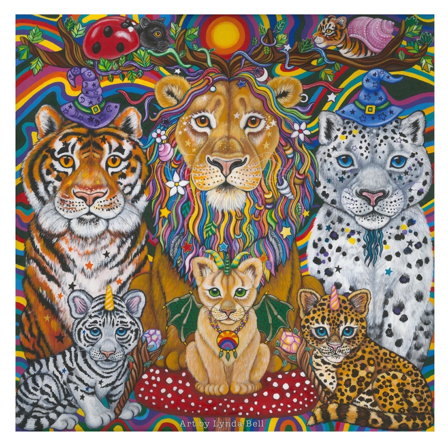 The Wizards of Meow - Archival Art Print