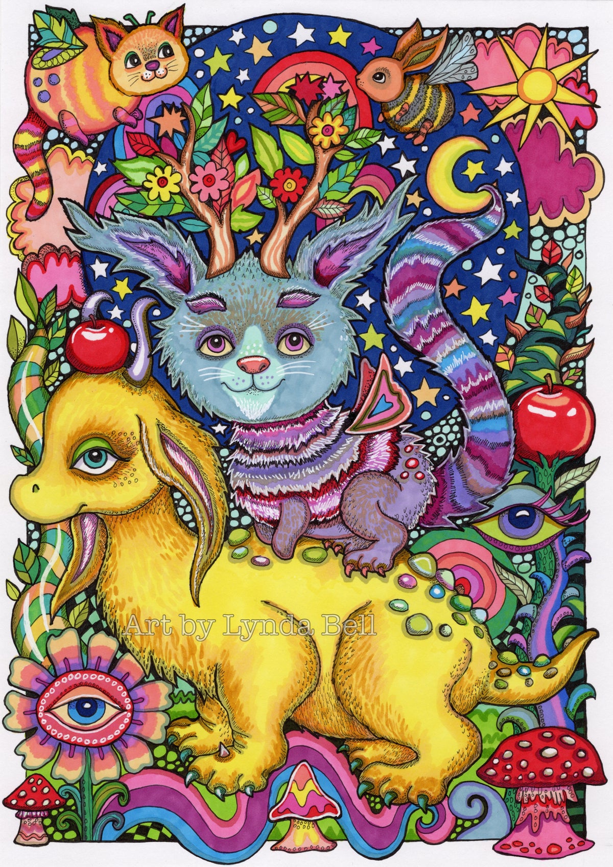 Technicolour Dreaming - Original Illustration