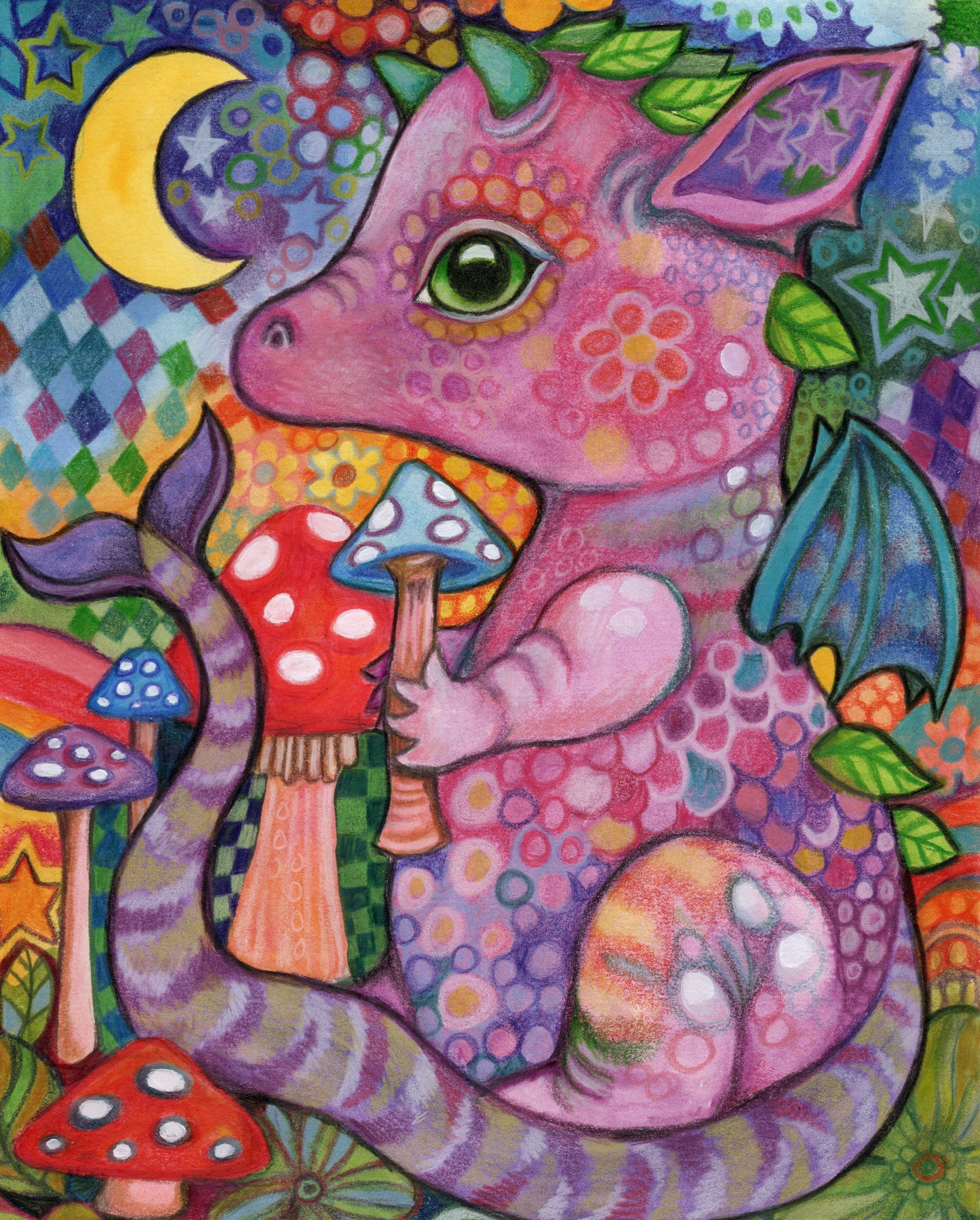 Embrace your Inner Dragon - original illustration