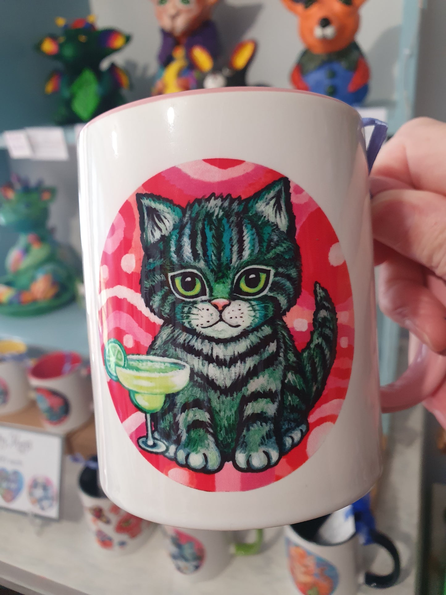 Cafe Cats Mug - Pinot Noir & Margaritta