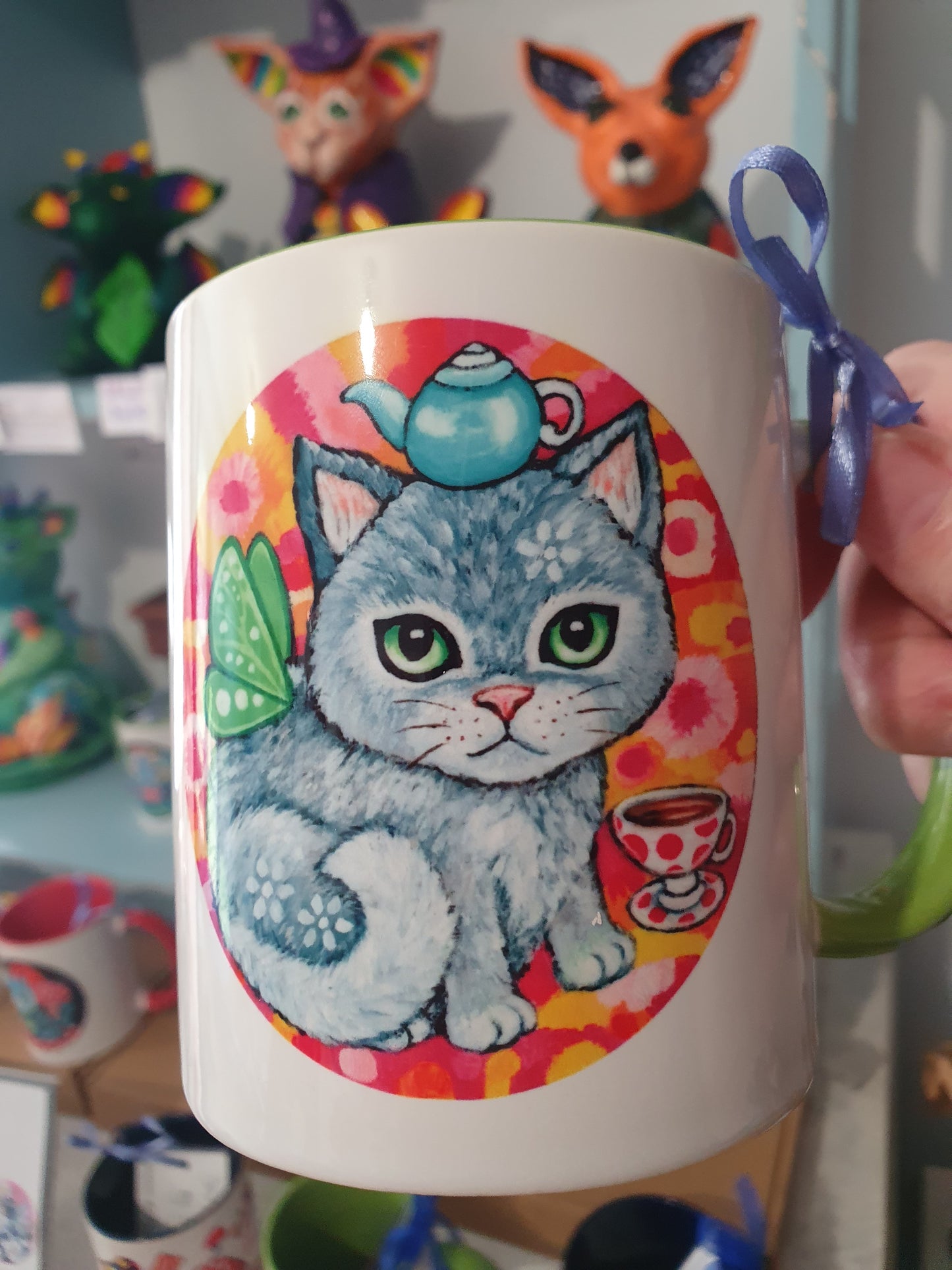 Cafe Cats Mug - Earl Grey & Lady Grey