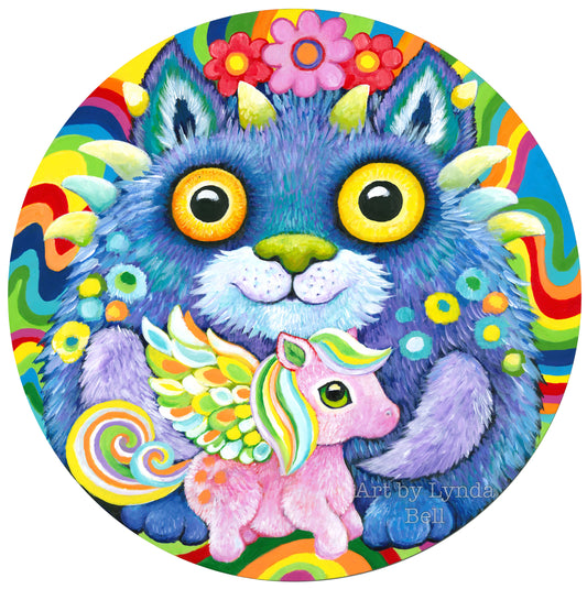 I Love my Pegasus - original painting