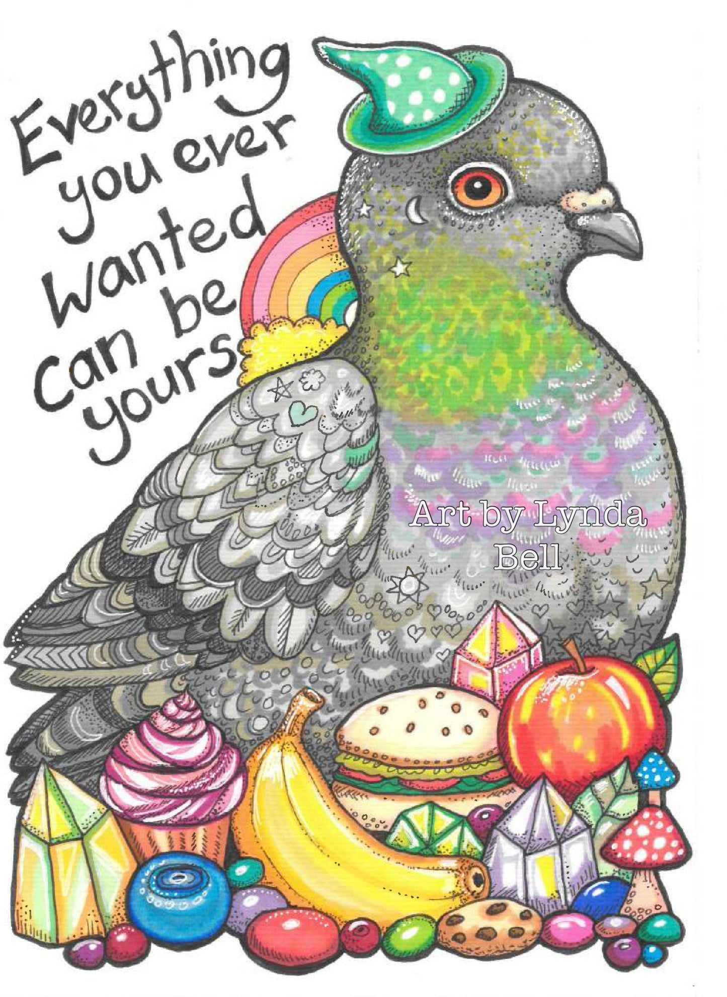 Everything you ever wanted can be yours - Original Illustration