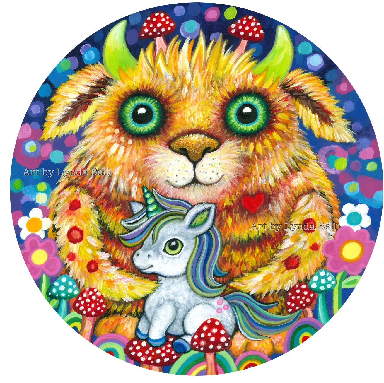 I love my Unicorn - original painting