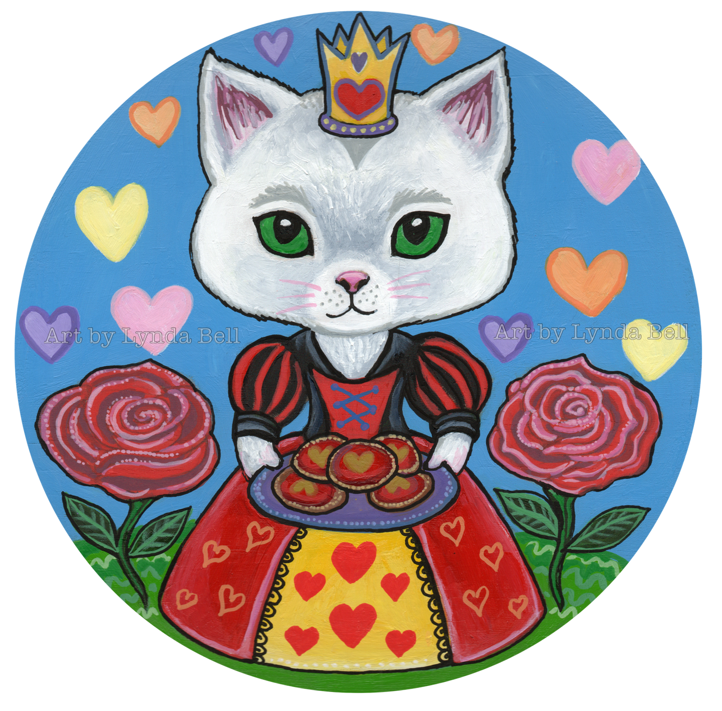 Ruby Heart - original painting