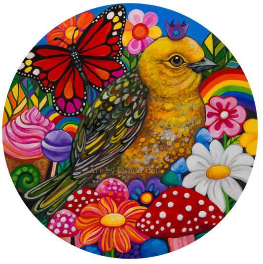 Mohua Picnic - original painting