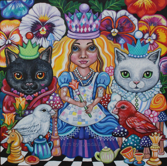 A Queenly Dream - original painting (shipped from the USA)