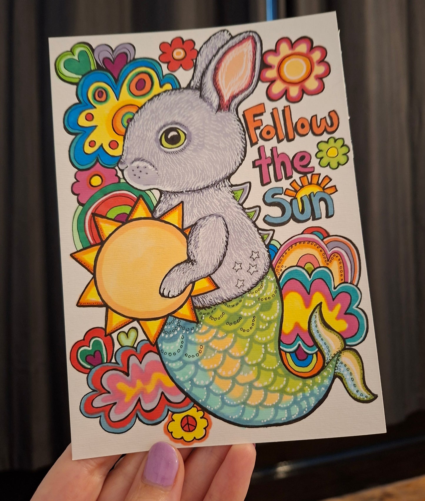 Follow the Sun - Original Illustration