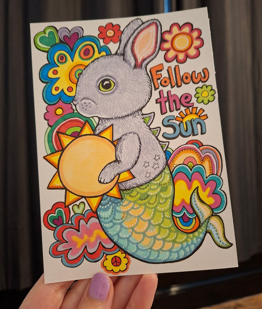 Follow the Sun - Original Illustration