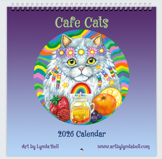 2026 Calendar - small: Cafe Cats (pre-order)