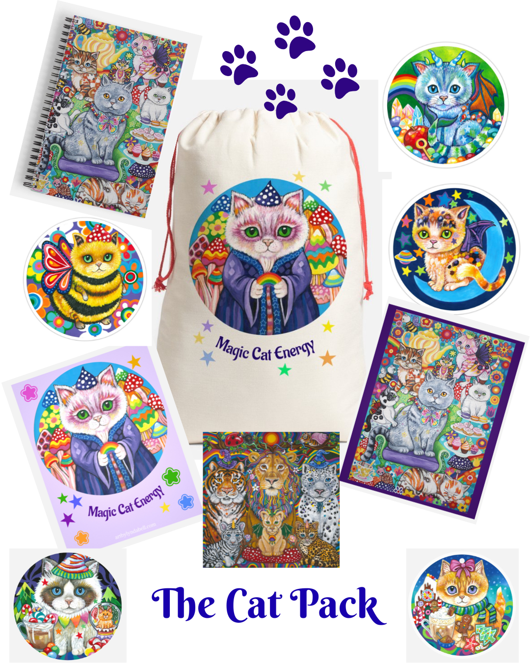 Cat Pack - the purrfect collection of cat-art delights