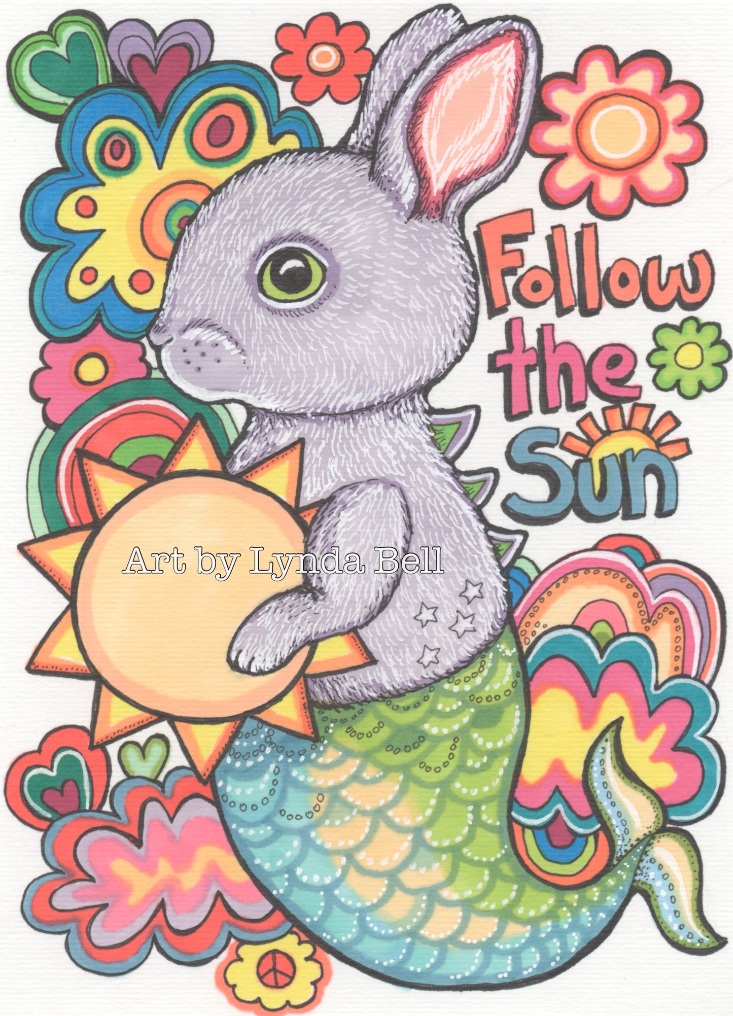 Follow the Sun - Original Illustration