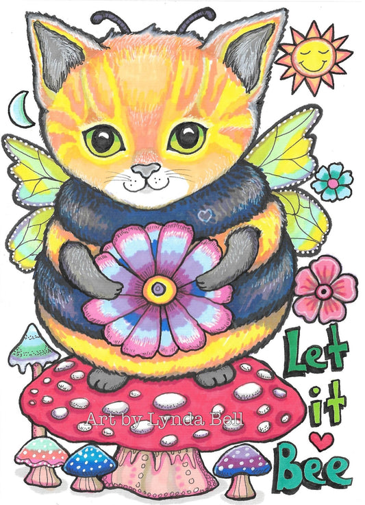 Let it Bee - original illustration