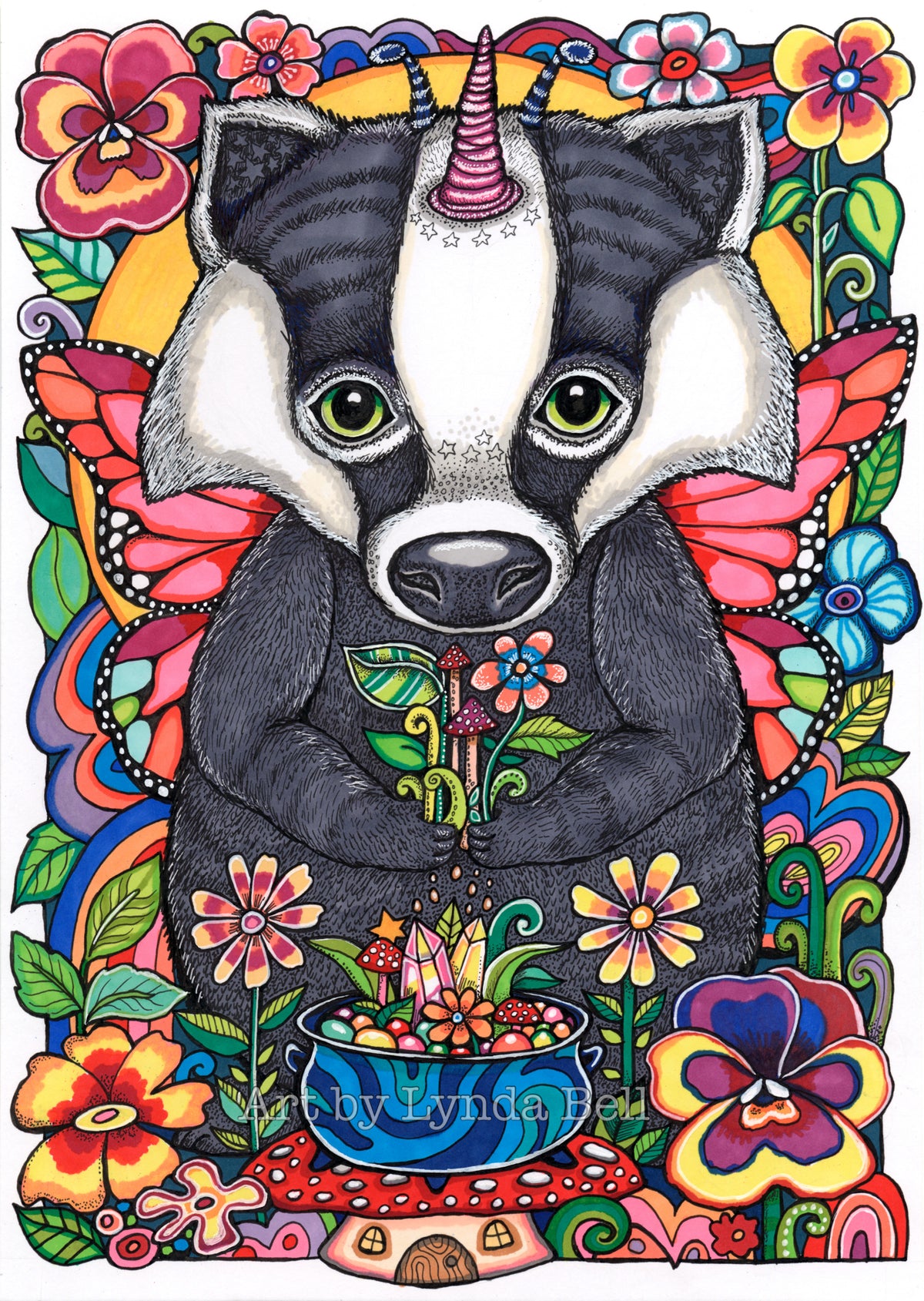 Planting Seeds - Original Illustration