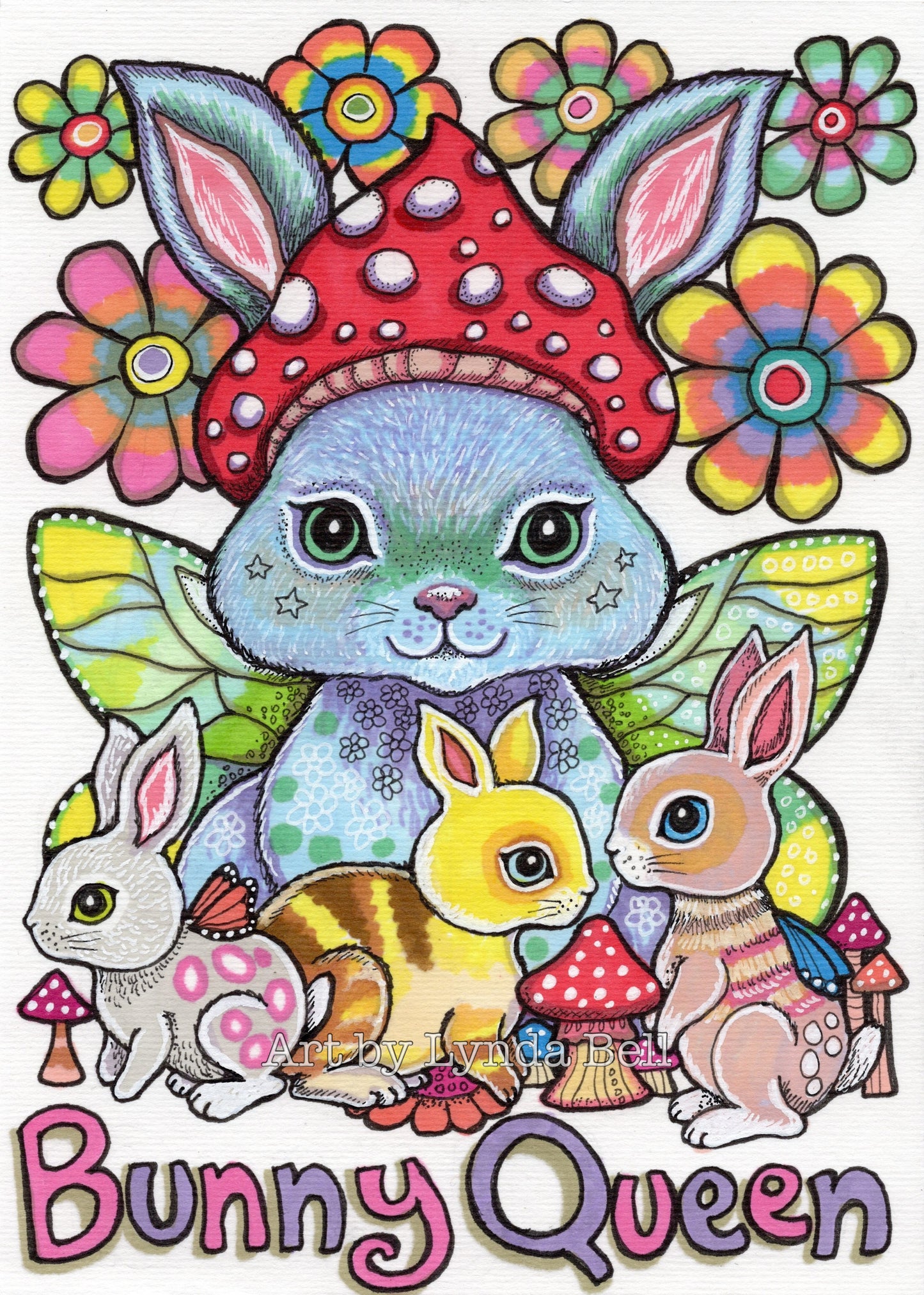 Bunny Queen - Original Illustration