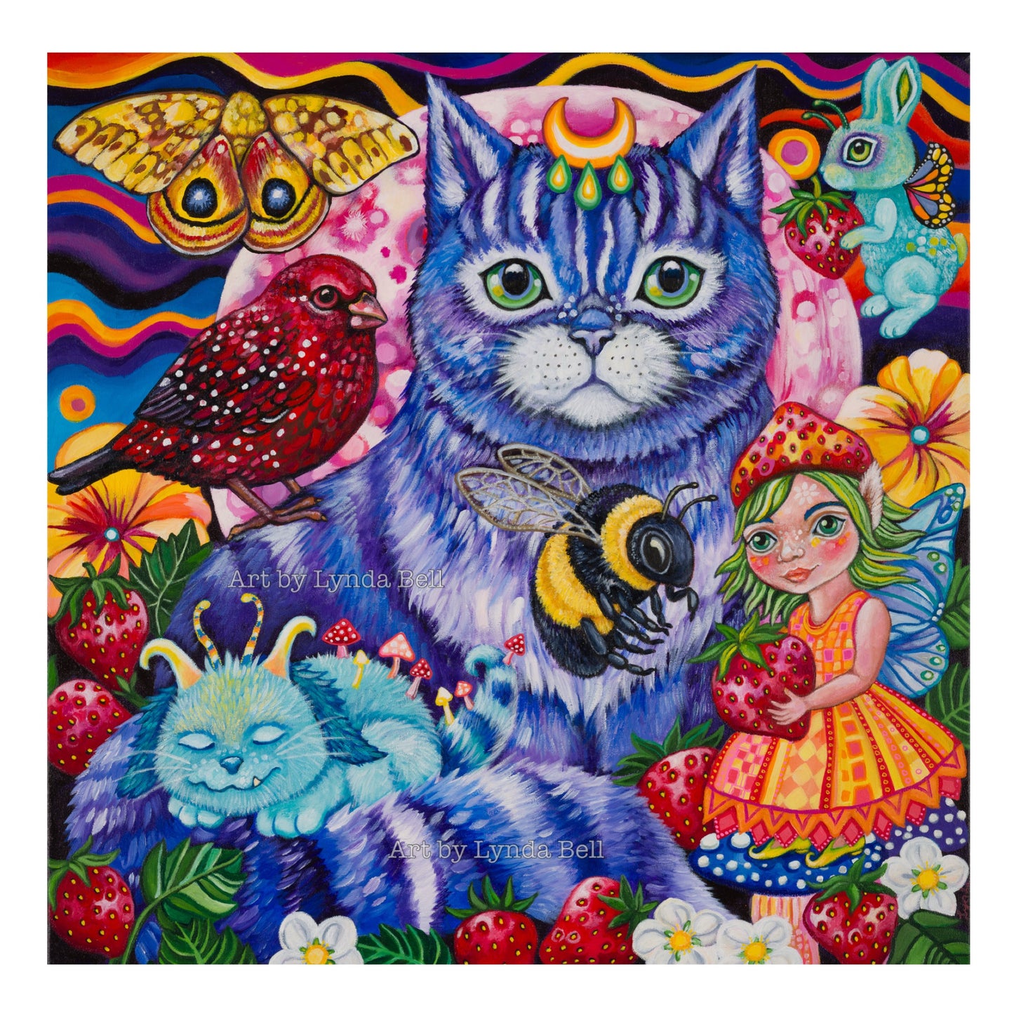 Strawberry Moon - Archival Art Prints