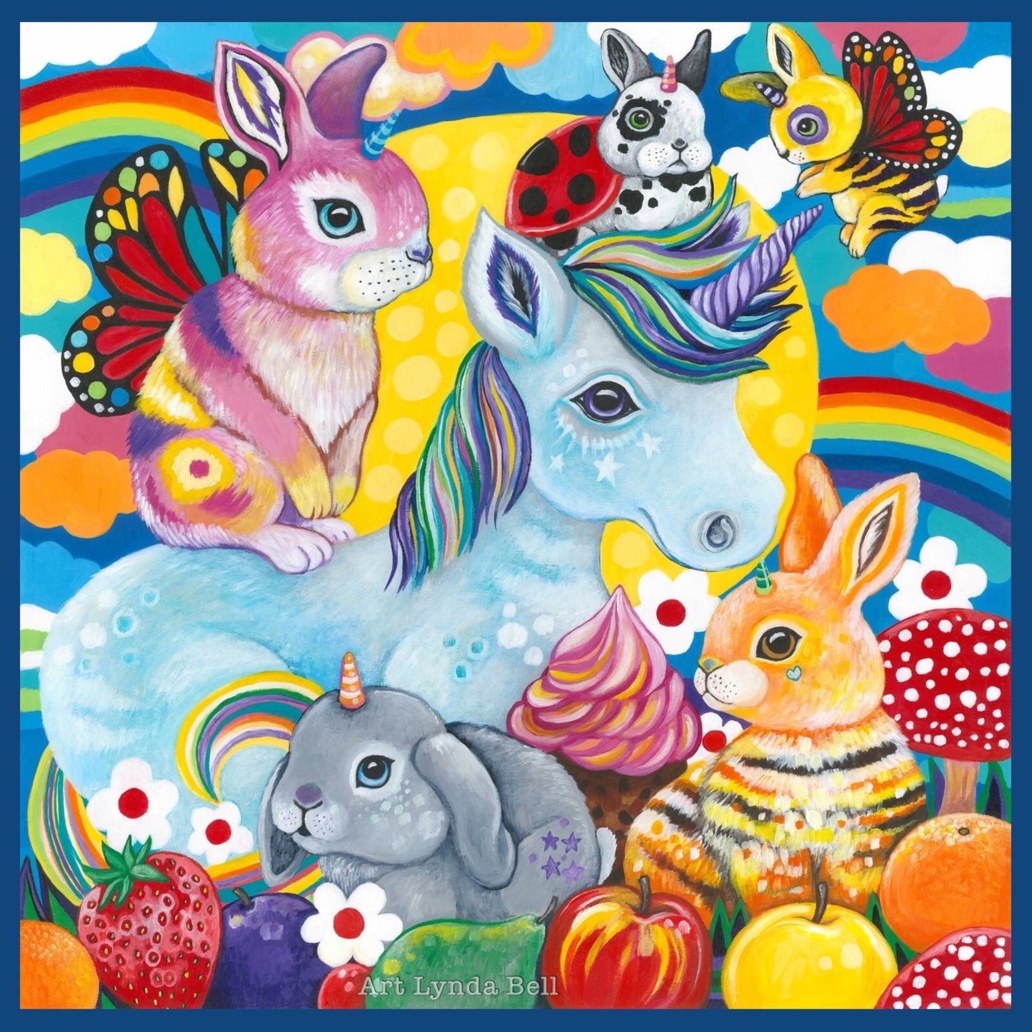 Art Prints on card - smaller size (5 pack)