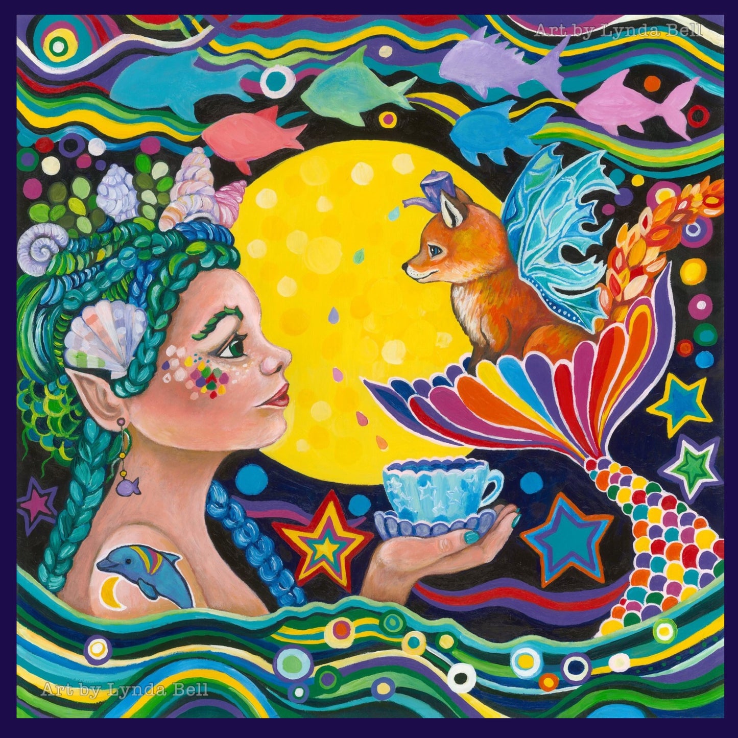Art Prints on card - smaller size (5 pack)