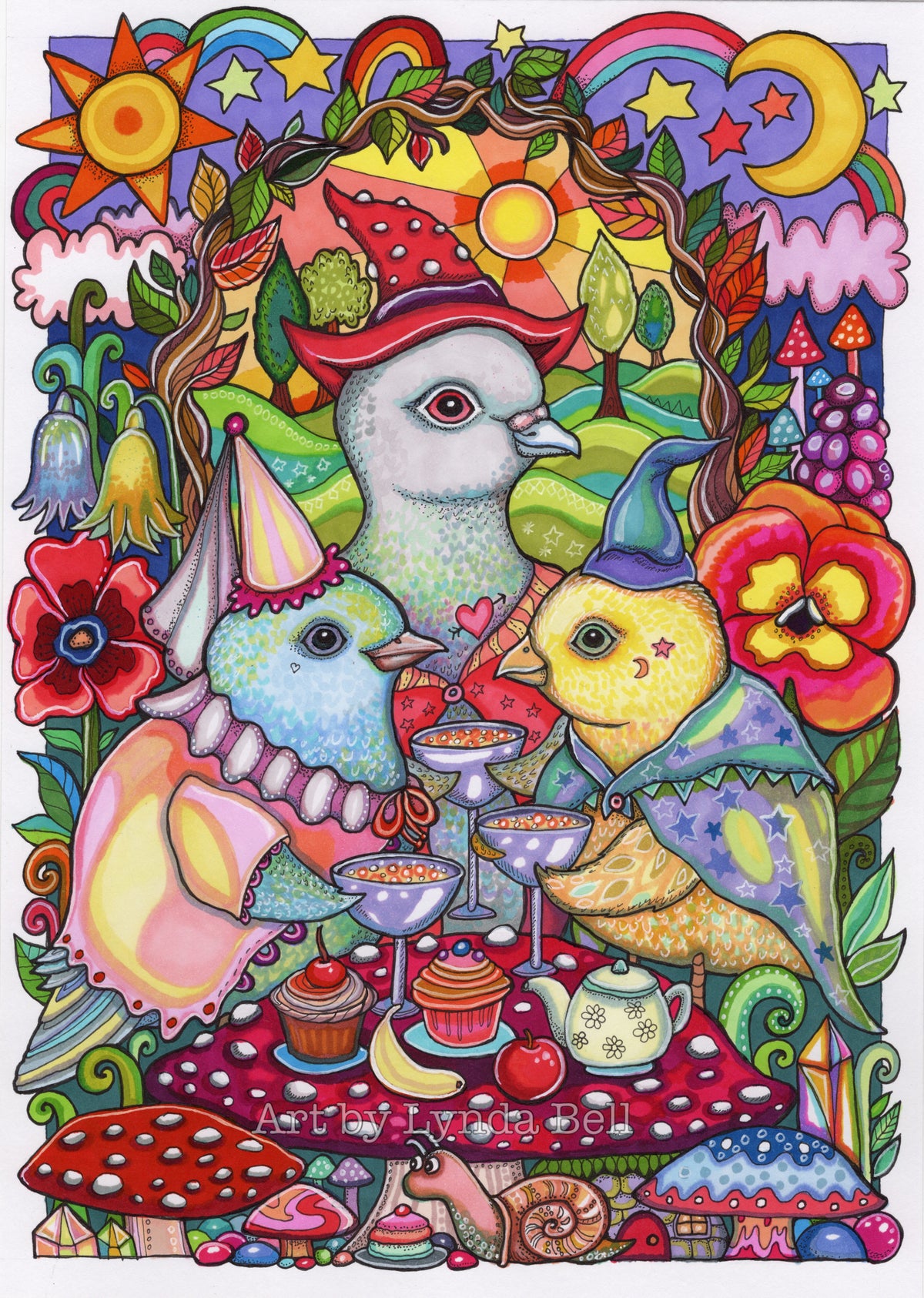 The Power of Three - original illustration