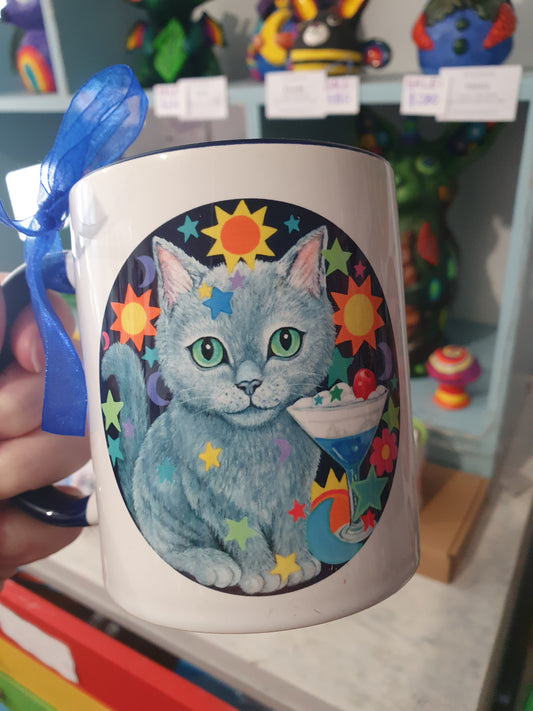 Cafe Cats Mug - Blue Russian & Brandy
