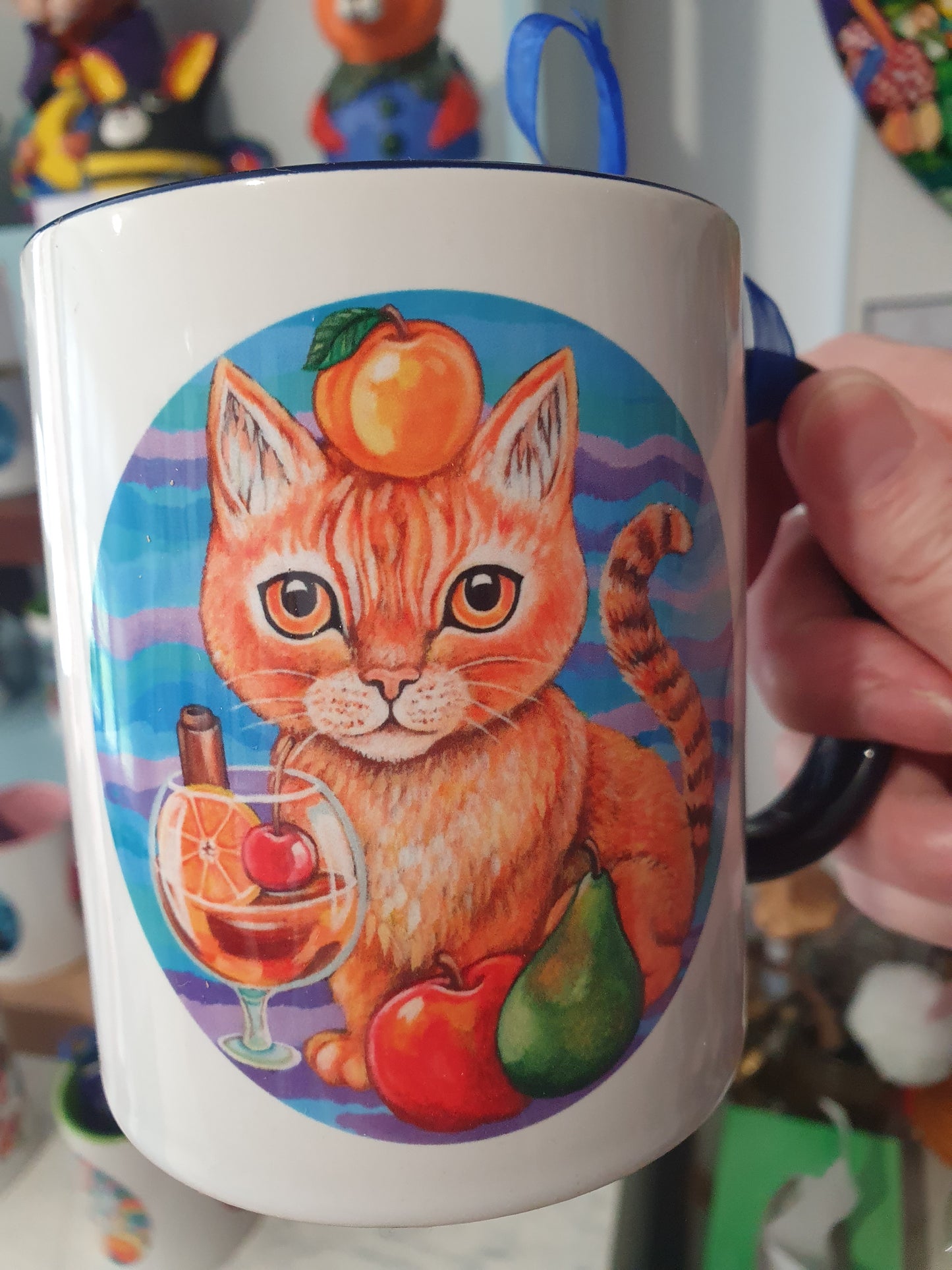 Cafe Cats Mug - Blue Russian & Brandy