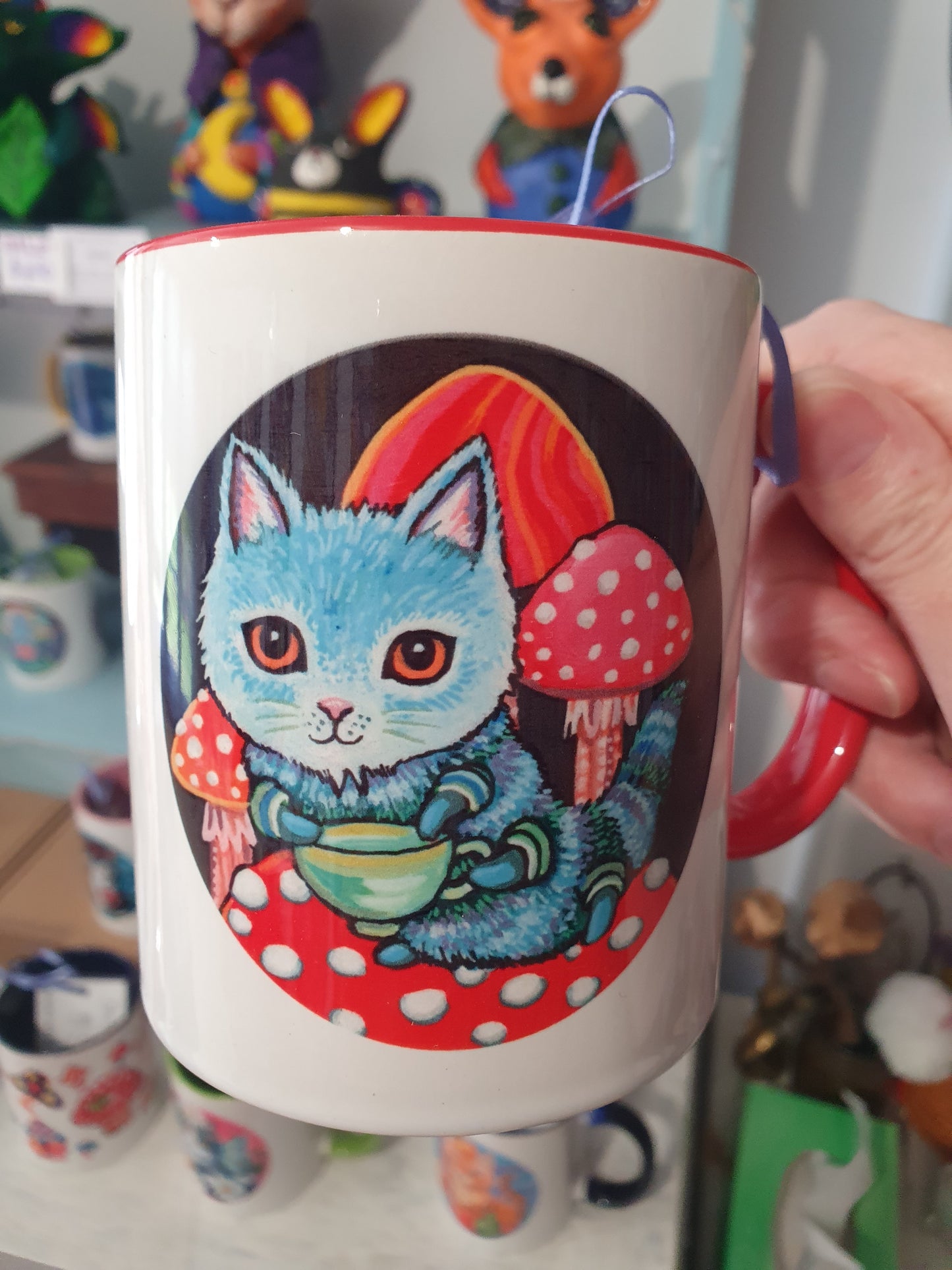 Wonderland Cats Mug