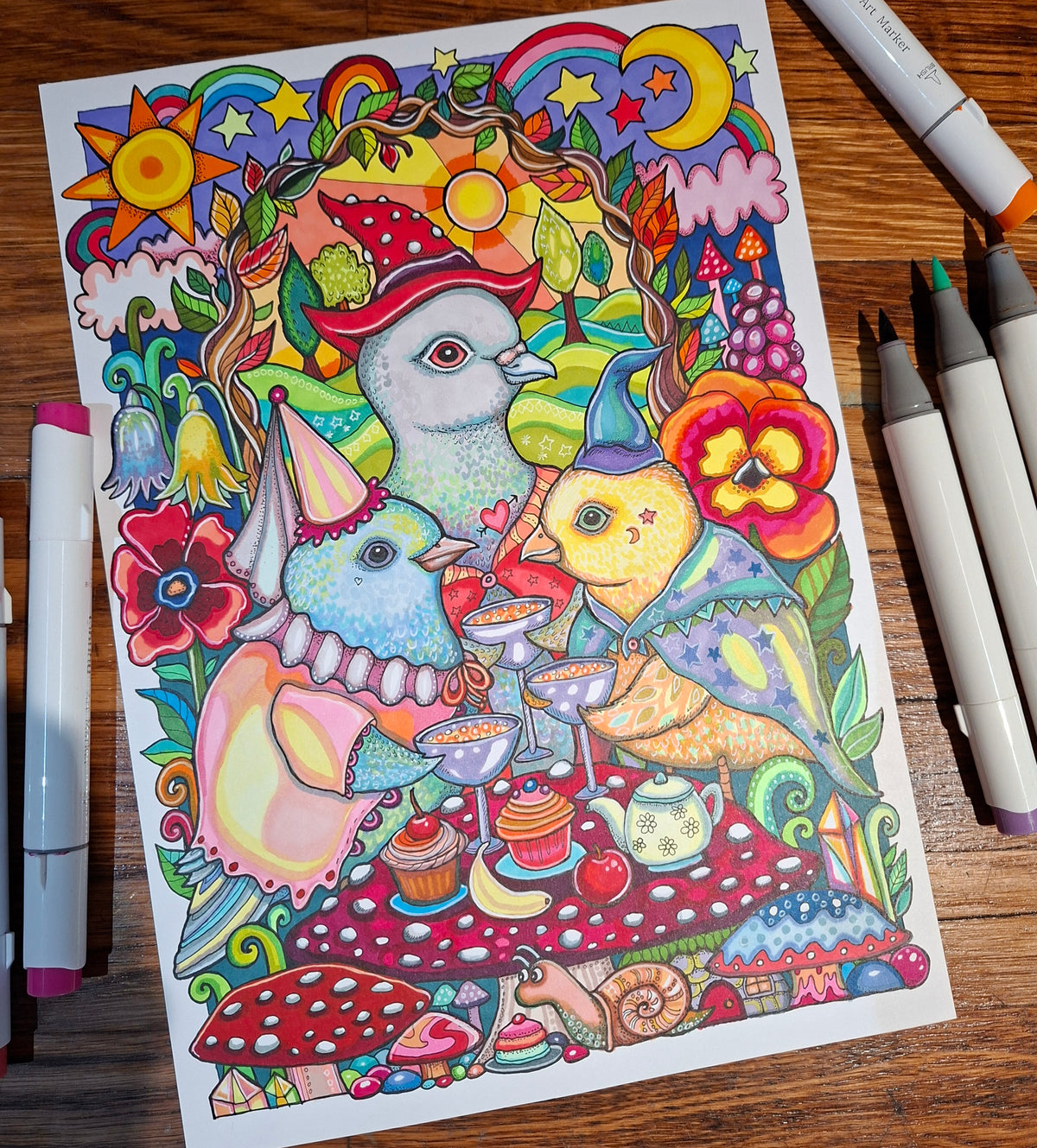 The Power of Three - original illustration