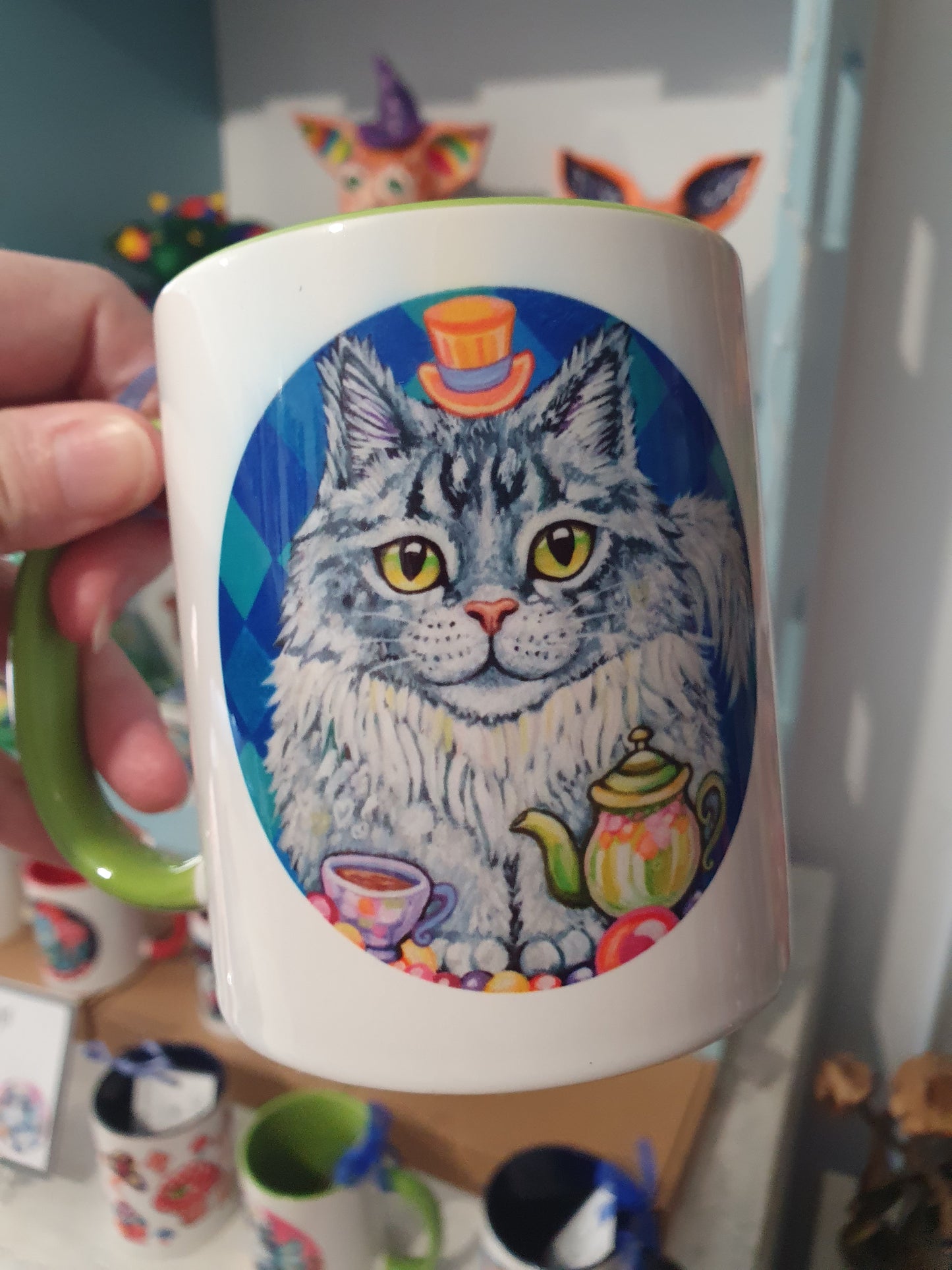 Cafe Cats Mug - Earl Grey & Lady Grey