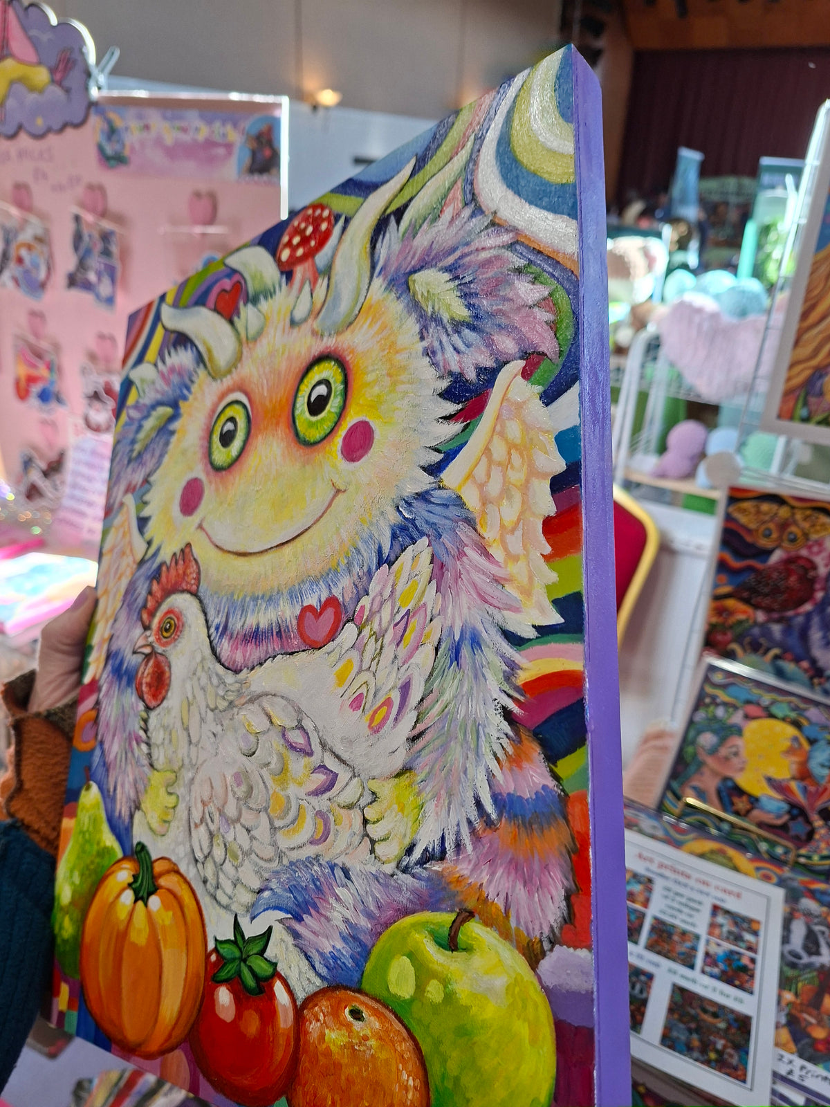 I Love my Chicken - Original Painting