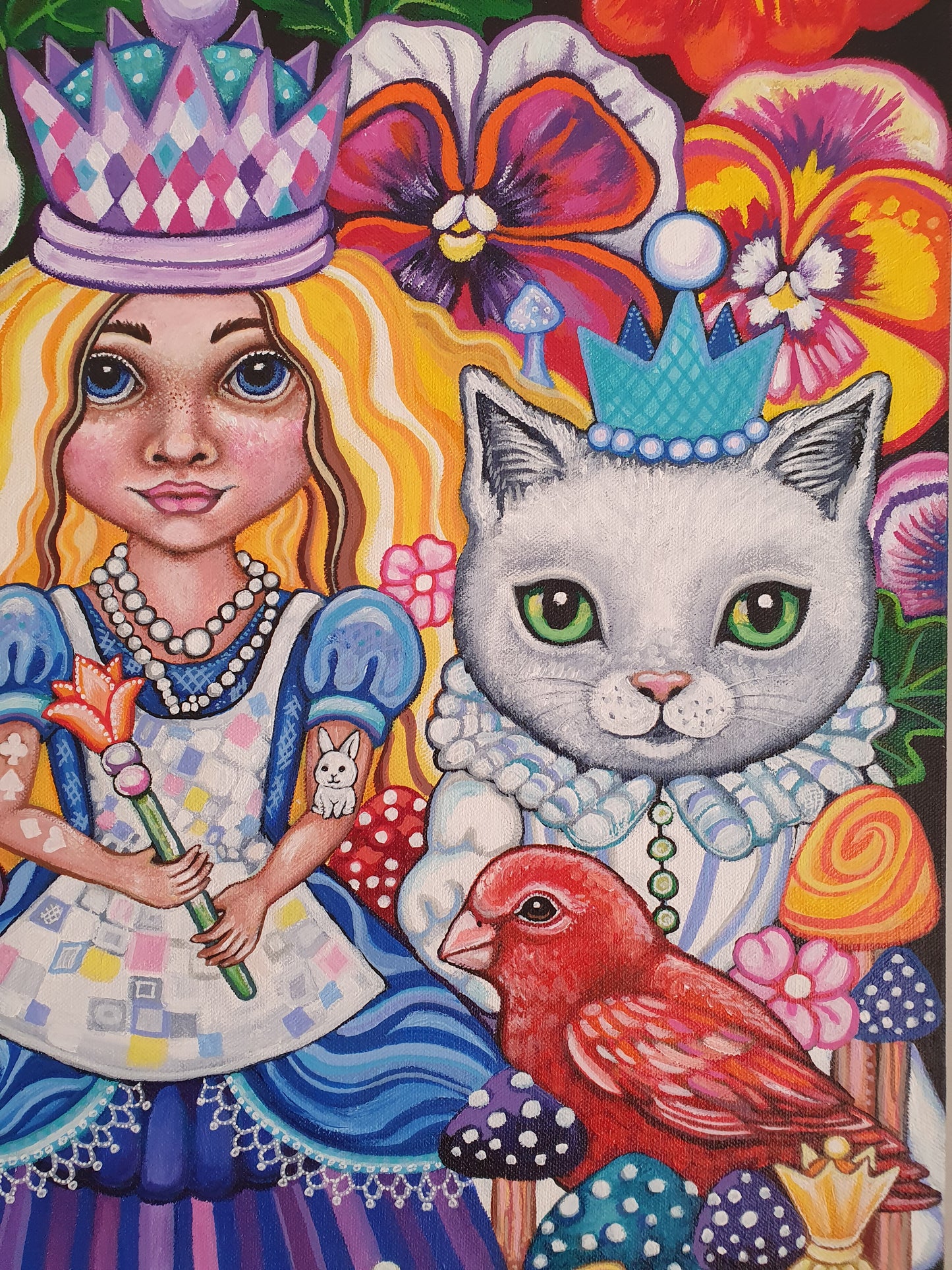 A Queenly Dream - original painting (shipped from the USA)