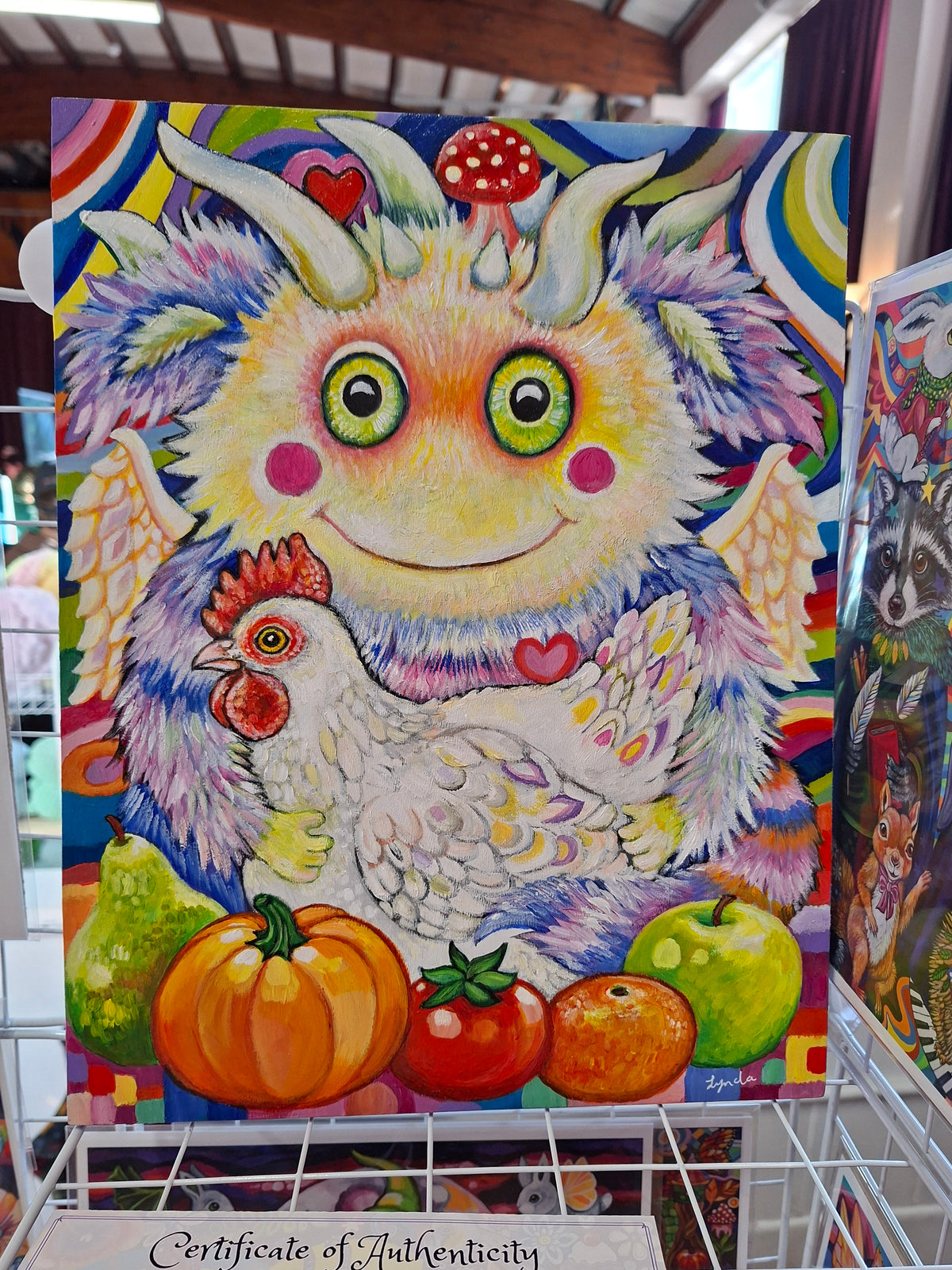 I Love my Chicken - Original Painting