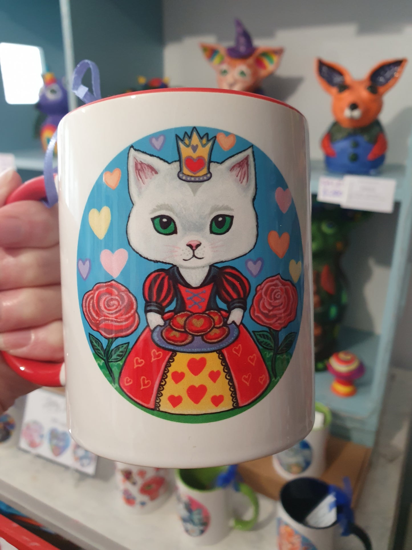 Wonderland Cats Mug